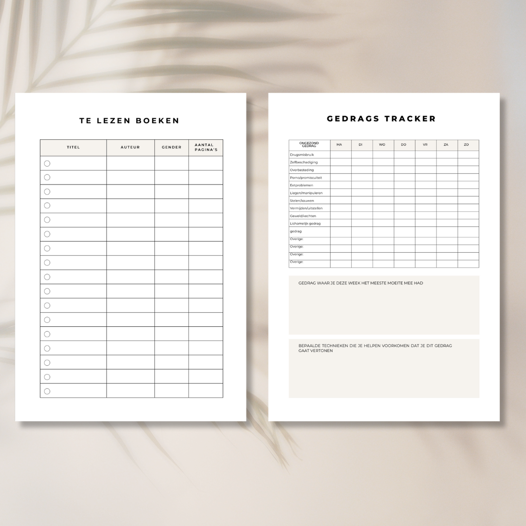 ADHD Welzijn Vrouwen | Planner