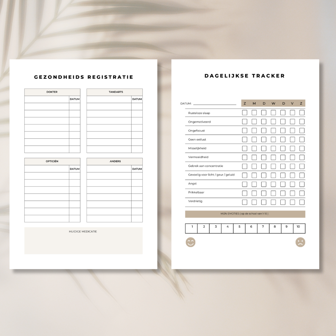 ADHD Welzijn Vrouwen | Planner