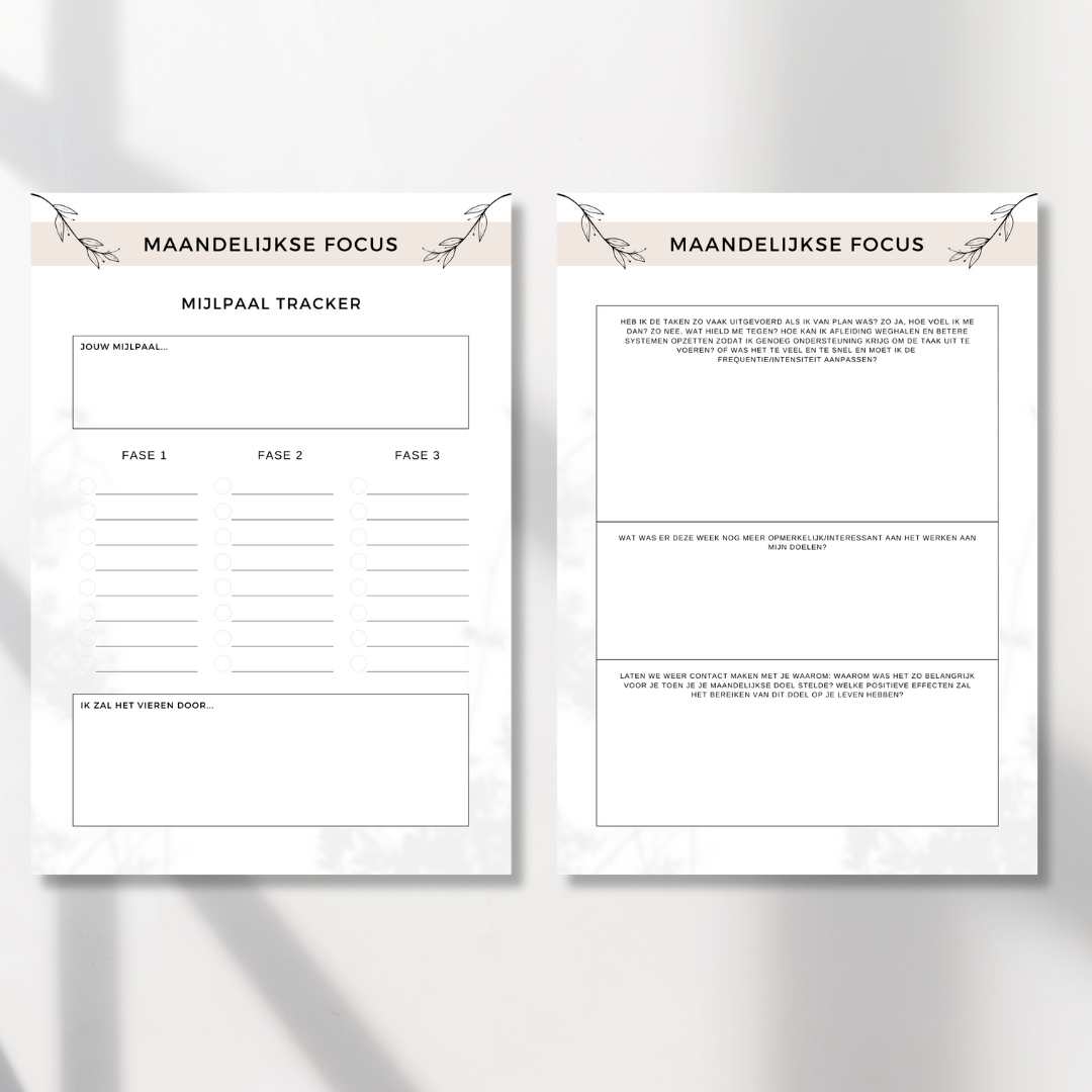 The Goal Getter | Werkboek