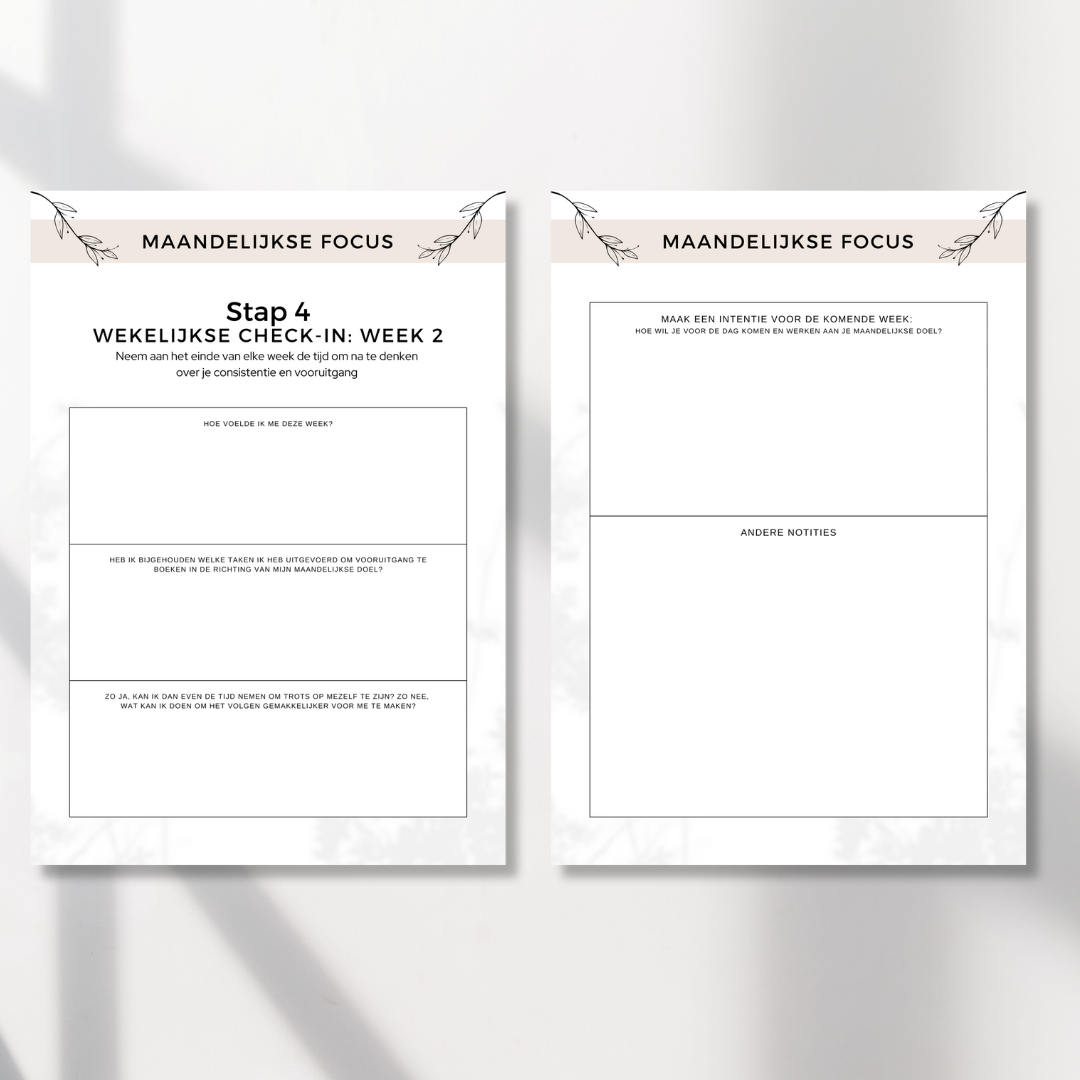 The Goal Getter | Werkboek